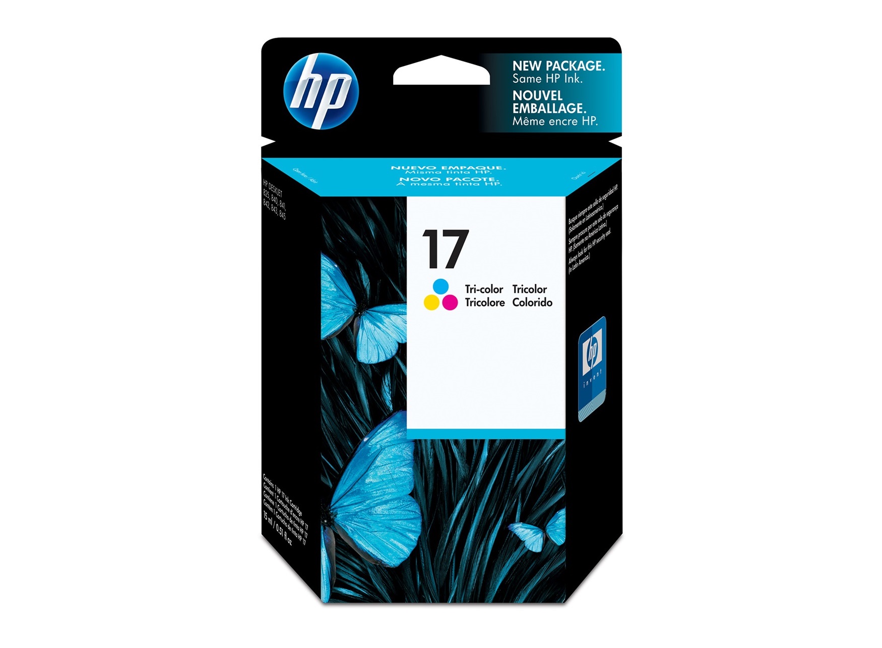 HP 17 Tri color Ink Cartridge